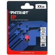 Patriot Ep Microsdxc 512 Gb 10. klases Uhs-I/U3 A2 V30 karte Pef512Gep32Mcx Karta Class