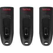 Pendrive Sandisk Ultra Usb atmiņa 64 Gb A tipa 3.0 melna Typu-A Czarny