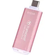 Pendrive Transcend Ssd Usb-C 512Gb Ext. Pink/Ts512Gesd300P