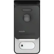 Philips Welcomeeye Outdoor āra kasete ar kameru un karšu/atslēgas piekariņu lasītāju. 531106 Kaseta czytnikiem