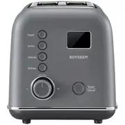 Pirktdeem 2 šķēles automātiskā metāla tostera modeļa krāsas tintes pelēkā Es Buydeem Slice Automatic Metal Toaster model Dt730E color Ink Gray Eu