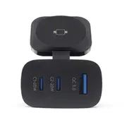 Powerbank Realpower lādētājs mobilajām ierīcēm Barošanas banka. viedpulkstenis. planšetdatora melns maiņstrāvas bezvadu uzlāde Ātra iekšēja Do Power bank. Smartwatch. Tablet Czarny zmienny bezprzewodowe Szybkie