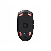 Pulsar Superglide stikla slidas Logitech G305 Raudon Pakaitiniai Pelė pēdas Glass Skates Raudona feet