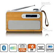 Radio Lenco Pdr-040Ef bambuss Bamboo