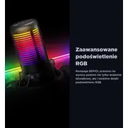 Rampage Bemol Rgb Black Bemol-B mikrofons Mikrofon czarny