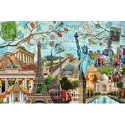 Ravensburger Puzle 5000 gabali Lielpilsēta Puzzle miasto