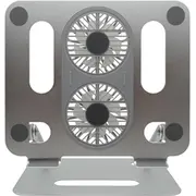 Realpower Fanstand 1. piezīmjdatora/planšetdatora statīvs ar ventilatoru un Rgb 1.Notebook/Tablet Stand mit Fan und