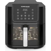 Rommelsbacher karstā gaisa fritieris Frh 1700 Xxl Melns. vati Frytkownica hot air fryer black. watts