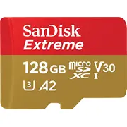 Sandisk Extreme karte Sdsqxaa-128G-Gn6Aa Karta Microsdxc Gb Class Uhs-I/U3 A2 V30