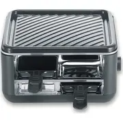 Severin Rg 2360 elektriskais grils raclette 800 W melns Grill elektryczny grill os. Czarny