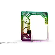 Singularity Computers Spectre 4 Aevum Dual Loop sānu panelis akrila dzidrs/schwarz Side Panel Acrylic Clear/Schwarz