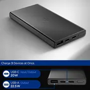 Spigen Essentail Ea2210 Power Bank 22.5W Black 10000Mah