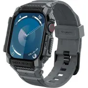 Spigen Rugged Armor Pro Apple Watch 10 46 Mm Tumši Pelēks Dark Grey