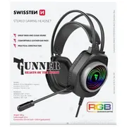 Swissten Gunner Rgb Spēļu Austiņas