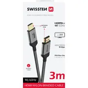 Swissten Hdmi kabelis 75501102 Kabel 4K 60Hz 3.0M