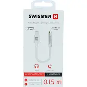 Swissten Lightning to Jack 3.5 mm audio adapteris iPhone un iPad 15 cm 3.5Mm Audio Adapter for and