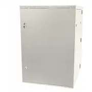 Szafa wisząca Rack 19 cali 15U/600Mm drzwi pełne otwierane boki Ral 7035 Bock-019-150-600-Dp-S