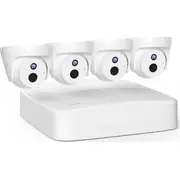 Tenda K4P-4Cr 4 kameru Poe novērošanas komplekts Zestaw do monitoringu 4-Kamery