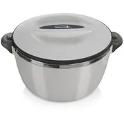 Tērauda vakariņu termoss zupai. saldējums. liels pelēks Termo 3.5L Orion 128524 Termos obiadowy stalowy termomisa na lody szary