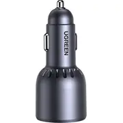 Ugreen lādētājs automašīnas lādētājs. Usb 2X Usb-C. 75W Melns Samochodowa Ec703. czarna