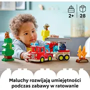 Ugunsdzēsēju mašīna Lego Duplo ar šļūteni un ugunsdzēsējiem 10473