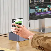 Unitek dokstacija diska klonēšanas stacija 2 x Sata 2.5/3.5 Usb-C 10Gbps Stacja dyski