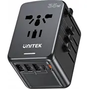 Unitek Eu/Us/Uk/Aus Pd 35 W ceļojumu lādētājs