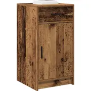 vidaXL Old Wood Composite Vidēja zemnieciska bufete Stare drewno Drewno kompozytowe Rustykalny bufet
