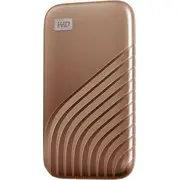 Wd My Passport zelta ārējais Ssd diskdzinis Wdbagf0010Bgd-Wesn Dysk 1Tb