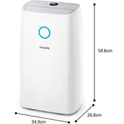 Philips De3306/11 gaisa mitrinātājs Osuszacz powietrza