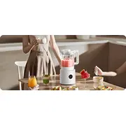 Xiaomi Blender Pro Eu Tabletop 800 burkā materiāla stikla burka ietilpība 1.75 l balts Jar material Glass capacity White