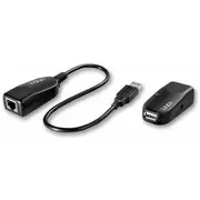 Adapter Usb Lindy Usb-A - Rj-45 Black  42693 4002888426930