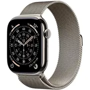 Apple Watch Series 11 Gps  Cellular 46Mm Natural Titanium Case with Milanese Loop - S/M Mfcy4Zr/A 0195950629514 Q502-0C1