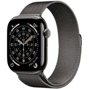 Apple Watch 11 Gps  Cellular 46Mm Slate Titanium Milanese Loop M/L Graphite Mfd44Et/A 195950479454