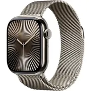 Apple Watch Series 10 Lte 46Mm Natural Titanium Case with Milanese Loop - S/M  Mc7Q4Qf/A 0195949896316