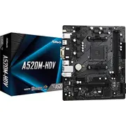 Asrock Motherboard A520M-Hdv Am4 2Ddr4 Hdmi/Dvi/Vga M.2 mATX  4710483932267 Kbasraa7A520U01
