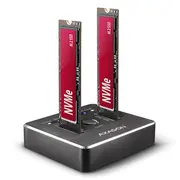 Axagon  Usb-C 3.2 Gen2 - 2X Nvme Clone Dual Sdd Dock Station Adsa-M2C 8595247906496 Aiaxnoadsam2C01
