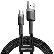 Baseus Cafule Micro Usb cable 2.4A 1M Gray  Black Camklf-Bg1 6953156280335 016540