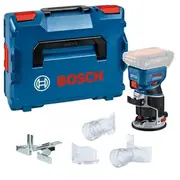 Bosch Powertools Akku-Kantenfrse Gkf 18V-8 Professional solo, 18Volt Blau/Black, ohne Akku und Ladegert, in L-Boxx  06016C2001 4059952640778