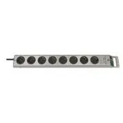 Listwa zasilająca Brennenstuhl Super-Solid 8 gniazd 2.5 m srebrna 1153340118  4007123174119
