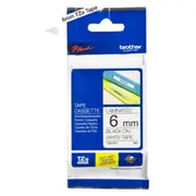 Brother  Tze-211 Laminated Tape Black on White Tze 8 m 6 cm tze211 4977766685054
