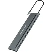 Conceptronic Donn17G 12-In-1 Usb 3.2 Gen 1 docking station, Hdmi, Dp, card reader  4015867229545 1D05-680