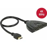 Delock  3X wejście Hdmi 1X wyjście 18600 4043619186006