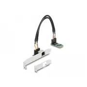 Delock Konwerter M.2 z kluczem BM 1 x Rj45 2,5 Gigabit Lan  95272 4043619952724