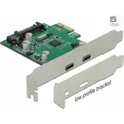Delock Pcie 2.0 x1 - 2X Usb-C 3.2 Gen 1 90493  4043619904938