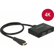 Delock Splitter 1X wejście Hdmi  2X wyjście 87700 4043619877003