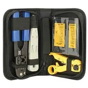 Delock Zestaw narzędzi sieciowych w etui 86105  4043619861057