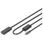 Digitus  Active Usb 3.2 Gen1 5G extension cable Da-73111 Usb-C to Usb-A 4016032497417