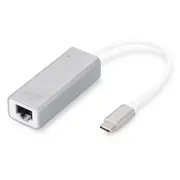 Digitus  Usb Type C 3.0 Gigabit Ethernet Adapter 10/100/1000 Mbps Dn-3024 Type-C to Rj45 4016032386001