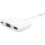 Equip Usb-C - Vga  Usb White 133462 4015867203682